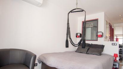 Cap d'Agde Naturist BDSM studio sex swing sling